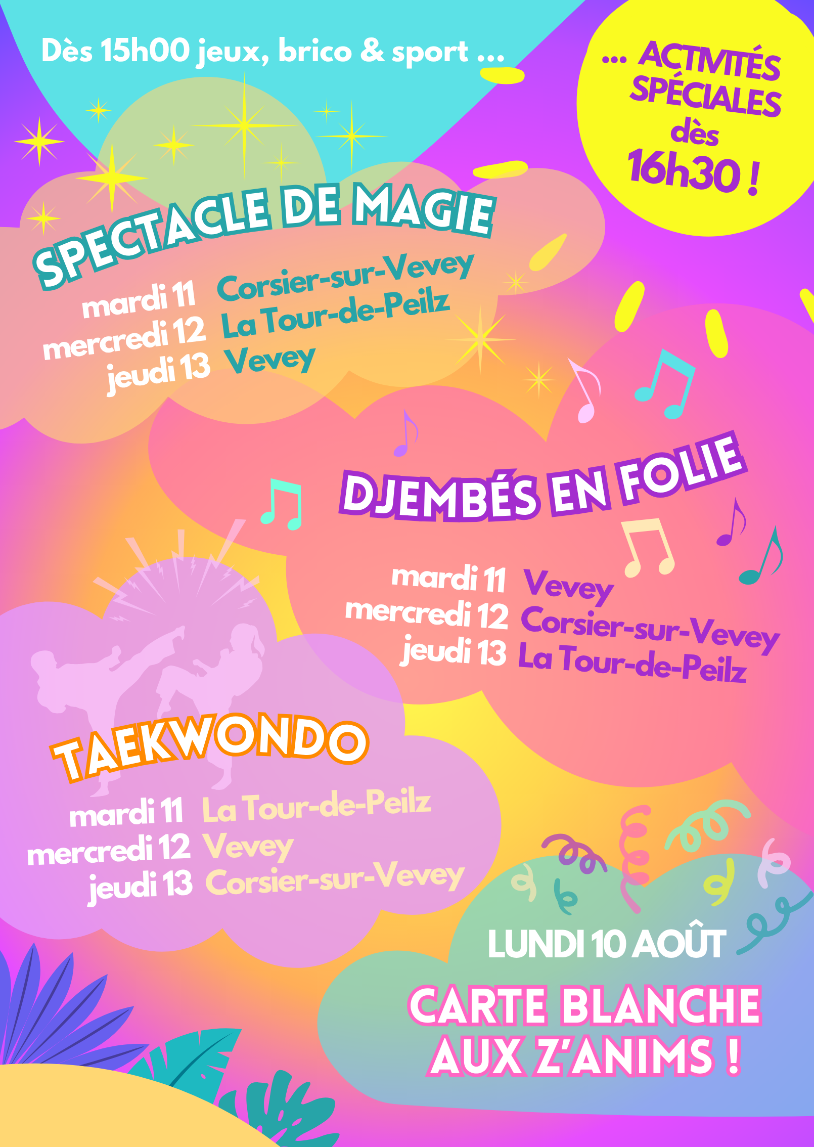 programme at aout