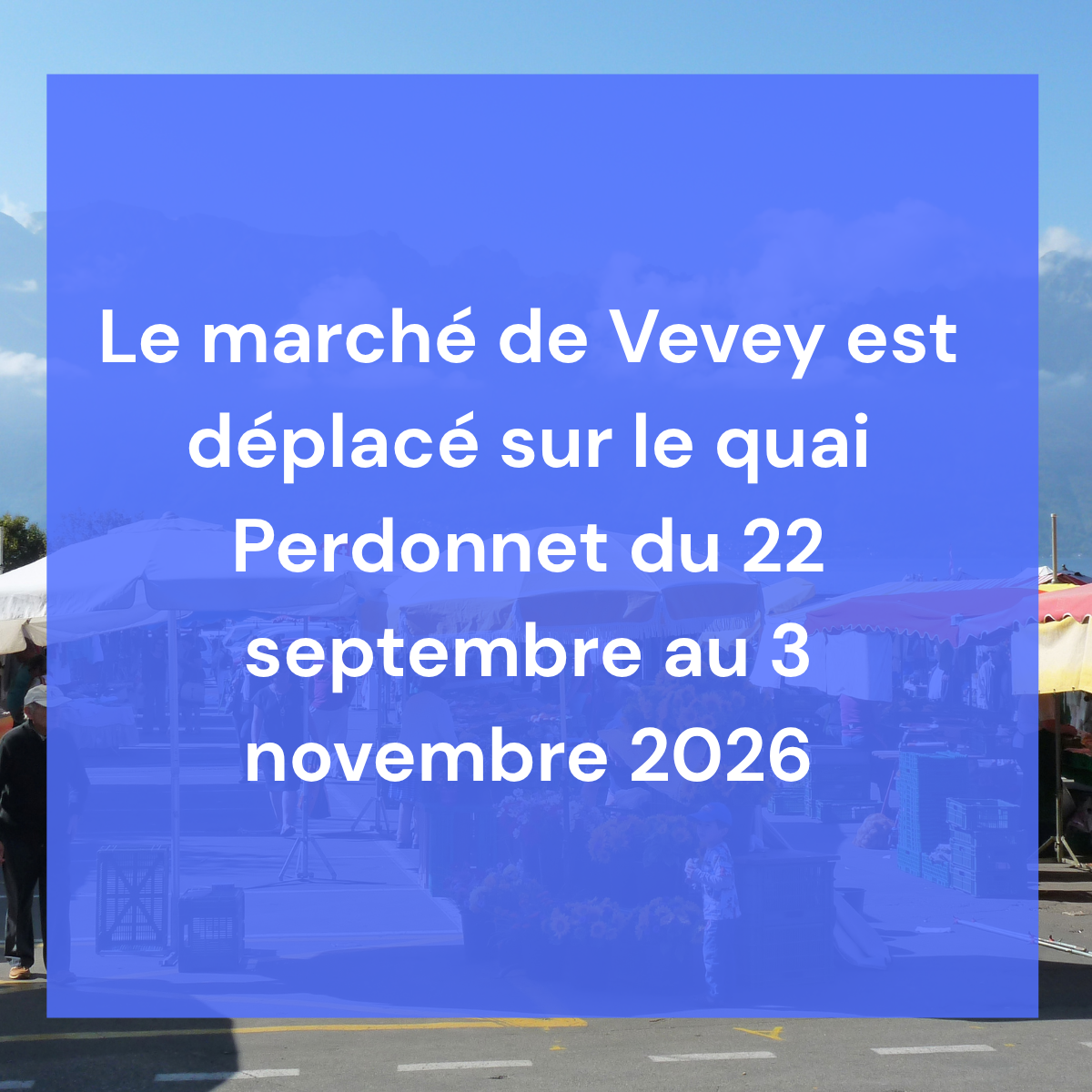 Marché de Vevey