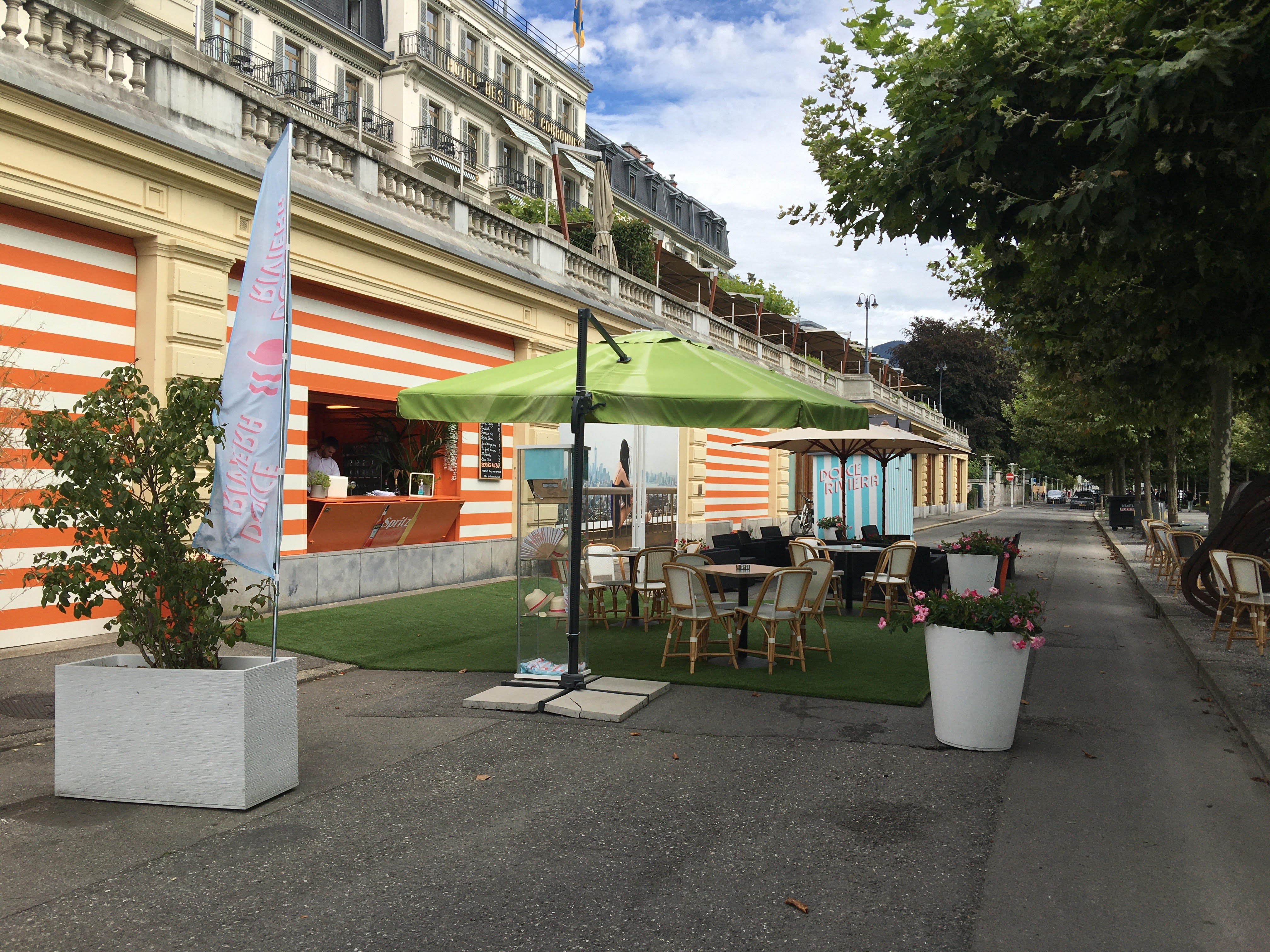 Vevey Dolce Riviera sur la promenade des quais