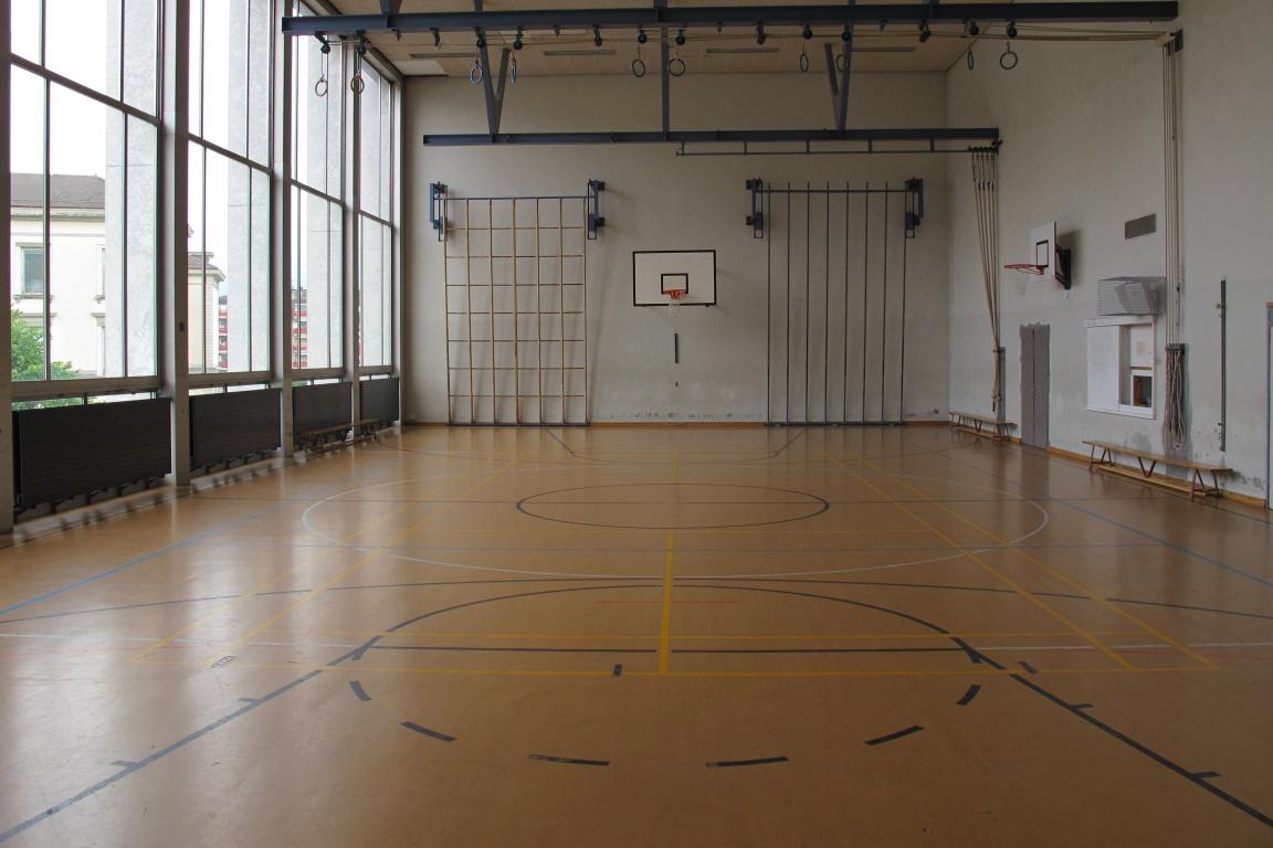 Salle de sport du Feu avant rénovation