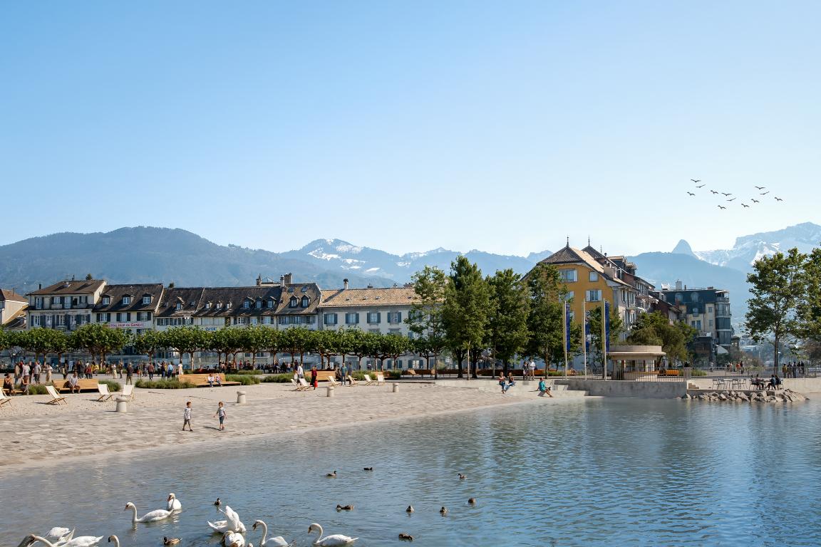 Image de synthèse place du Marché