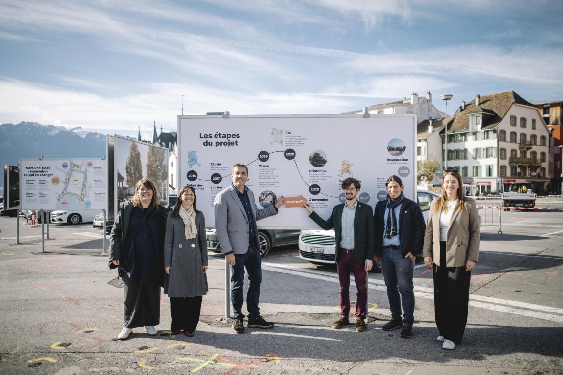 Geste symbolique de la Municipalité