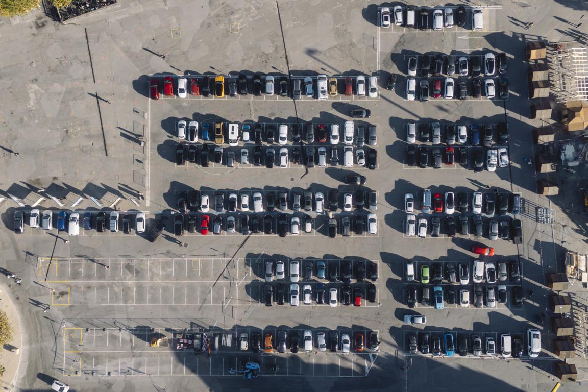 La place du Marché vue du ciel