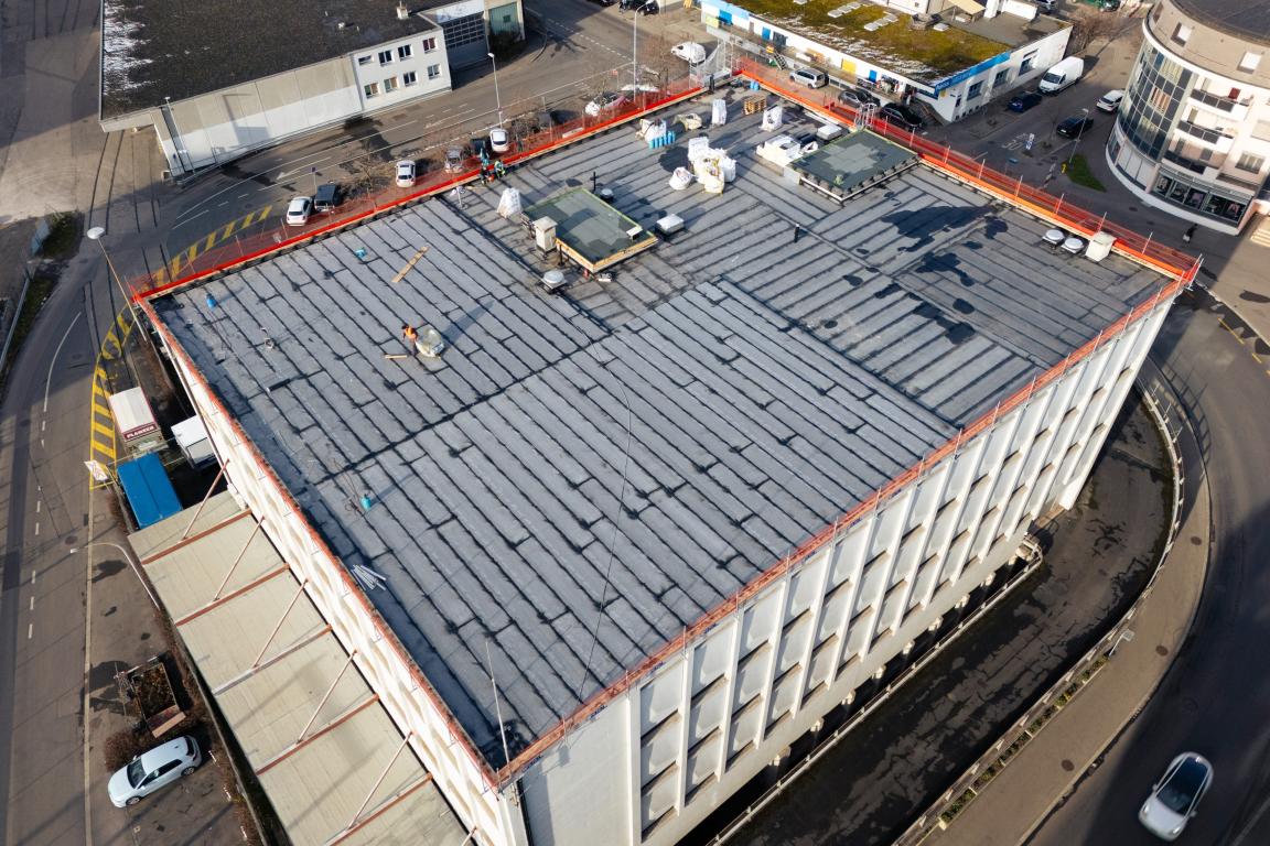 Port Franc - panneaux solaires 