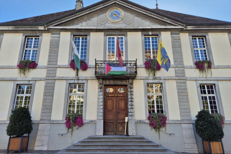 Drapeau palestinien Vevey