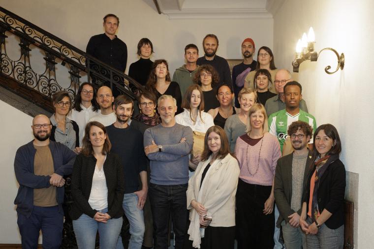 Les personnes impliquées dans l’édition 2025 de la Bourse lors de la cérémonie d’annonce des résultats ©CelineMichel